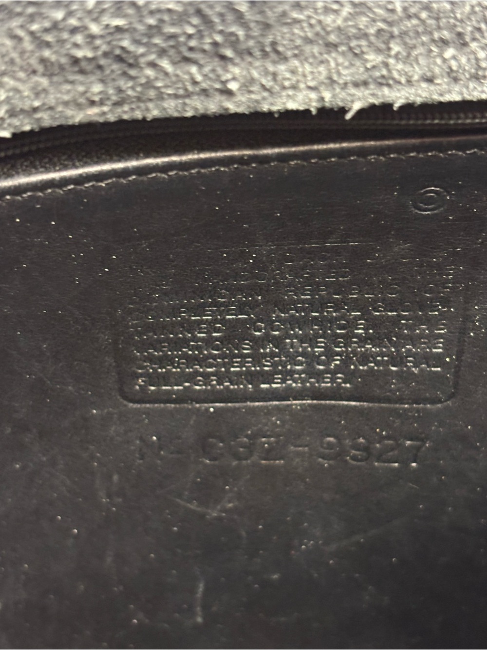 VINTAGE COACH Leather Willis Station Bag 9927 - Black Crossbody - Rare - Picture 10 of 13